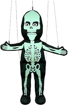 Silly Puppets Skeleton (Glow-in-The-Dark) Marionette String Puppet