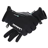 Waterproof Thermal Cycling Gloves for Men Women - Thin Fleece Lined Touchscreen Bike Gloves Windproof Cold Weather Winter Riding Gloves for...