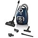Bosch Staubsauger mit Beutel Serie 8 BGL8XPER, ideal für Allergiker, Hygiene-Filter, 10 Jahre Motorgarantie, XXL-Polsterdüse, XXL-Fugendüse, langes Kabel, Made in Germany, leise, 700 W, blau