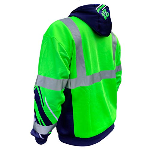Image of SafetyShirtz SS360 ANSI Class 3 Type R Graphic Hoodie