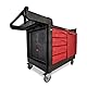 Rubbermaid Commercial Products TradeMaster 4 Drawer 1 Door Mobile Cabinet - Black
