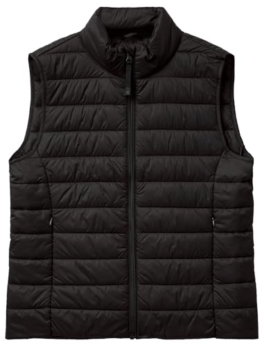 Veste Benetton femme noire S : votre gilet idéal pour les journées actives