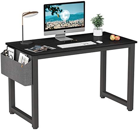 Amazon.com: Cubiker Computer Desk 47" Sturdy Office Desk Modern Simple ...