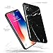 ESR Marble Slim Soft Case for iPhone X, Flexible TPU Marble Pattern Cover for Apple iPhone 5.8 inch (2017 Release only) (Black Sierra)