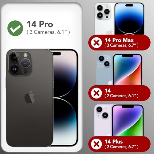 Image of Kratos Soft Silicone Case Cover Compatible with iPhone 14 Pro - Everyday Comfort Protection, Wireless Magnetic Charging Case with Raised Edge Camera & Screen Protection, Shock-Resistant Design