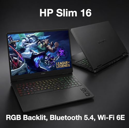 Image of HP OMEN Slim 16 AI Gaming Laptop 16.0 inch 144Hz IPS WUXGA, Intel Ultra 9-285H