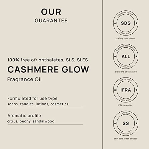 Vinevida [4Oz] Cashmere Glow Fragrance Oil For Soap Making Scents For Candle Making, Perfume Oils, Soy Candles, Bath Bombs, Home, Linen Spray, Lotions, Massage Oil, Car Freshies, Bath Slime #TOP2