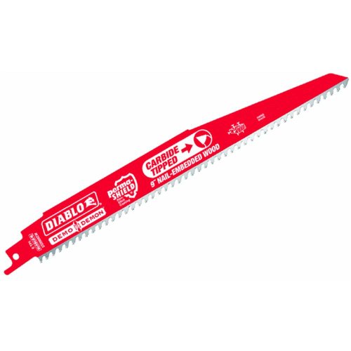 Freud DS0906CW Diablo 9-Inch 6-TPI Carbide-Tipped Reciprocating Saw Blade