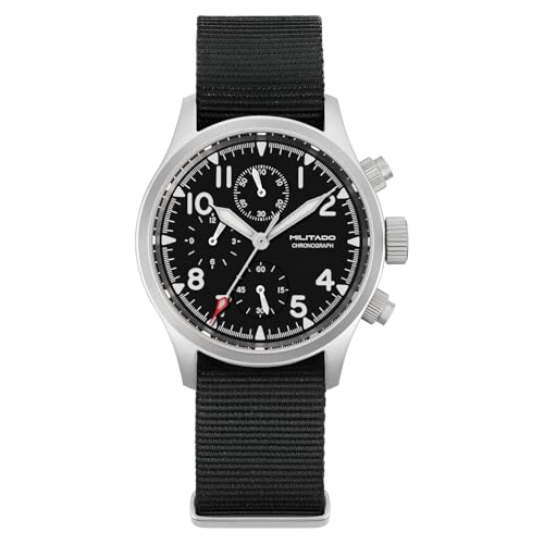 Image of TACTICAL FROG Militado ML1868 39mm Military Chronograph Watch Sapphire Crystal VK61 /VK67 Quartz Watches for Men C3 / BGW9 Luminous 100M Waterproof