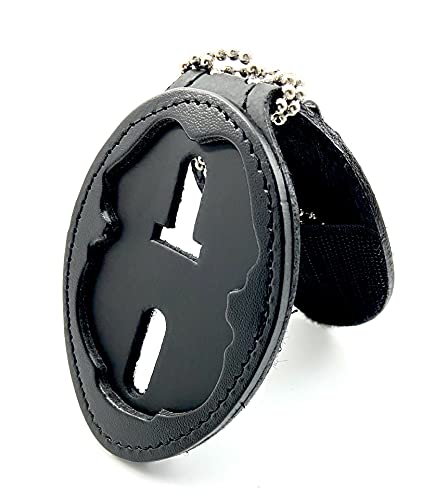 Perfect Fit Shield Wallets Military Police MP Clip On Badge Holder with Neck Chain (Cutout 464)4