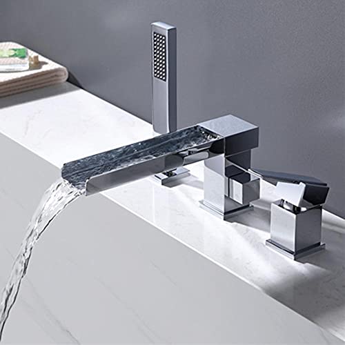 Robinet de baignoire de salle de bain cascade pour rituel bien-être