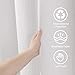 VANZAVANZU Shower Curtain for Bathroom with Metal Hooks Waffle Fabric Shower Curtain Heavy Duty Bath Curtain for Wet Room Bathtub Shower Stall, Weighted Hem, Water Resistant - 182 x 182cm (White)