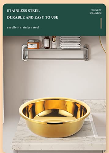 Tazón Mezclador de Acero Inoxidable 8.5 Quart Dorado miniatura 5