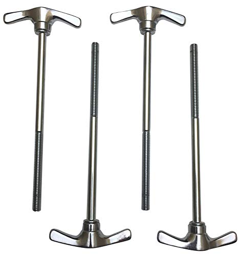Bass Drum Tension Rods T-Rod Drum Key Style - ROSS Percussion (4 Pack)