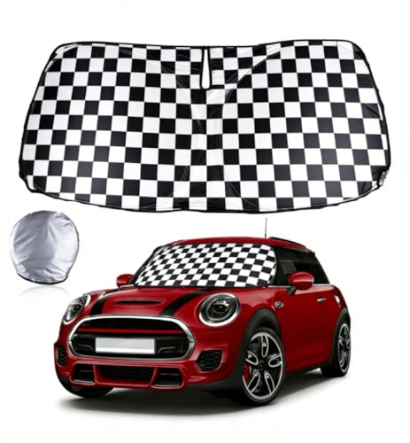 Car Windshield Sun Shade for Mini Cooper Blocks 99% Heat Accessories for Mini Cooper Sunshade Sun Visor