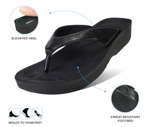 Image of AEROTHOTIC Comfortable Arch Support Flip Flops for Women Orthotic Sandals