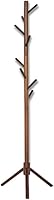 Vista 17 de Percha de madera maciza Perchero de pie Perchero colgante de ropa Percha Dormitorio