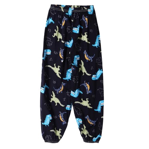 JEYPINMI Toddler Boys Girls Elastic Basic Harem Long Pants Casual Bloomers Summer Printed Soft Trousers4