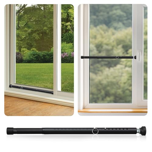 Horse Secret Sliding Door Security Bar, Heavy Duty Patio Sliding Glass Door Window Lock Bar thumb #7