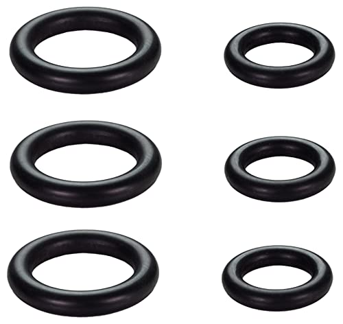 EVI Herrajes | 2 Recambios de Goma Protectora para Tope de Puerta | Pack 3 Unidades | Compatible con Mod. I-164 | Repuesto Original | Goma Negra de Silicona Natural