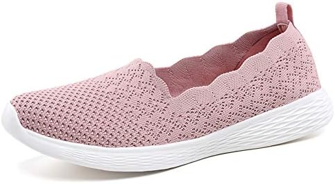 Puxowe Damen Slip On Sneaker Leichte Atmungsaktiv Sportschuhe Turnschuhe Bequem Freizeitschuhe Walking Schuhe Outdoor Fitness