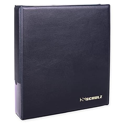 Coin Collection Album - £5, Crown Storage Binder - Collecting Holder - Money Book - Protect and Store 120 Coins - Original SCHULZ Coin Album in Blue Cover