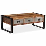 La mesa está hecha de madera maciza reciclada procedente de vigas, suelos y vigas de soporte de edificios antiguos que se están demoliendo, y puede consistir en diferentes tipos de madera como pino, teca, haya, roble, cedro, mango, acacia, etc.