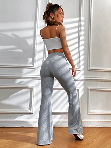Image of SOLY HUX Women's High Waisted Flare Leggings Sweatpants Bell Bottoms Bootcut Yoga Pants