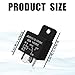 HHZL 5 Pin Relay 12V 40A JD2912-1H-12VDC Auto Relay for Cooling Radiator Fan Headlight Switches and Starters, 2PCS Spst Universal Multi Purpose Standard Car Relays for Car Truck Motorcycle Boat(5-Pin)