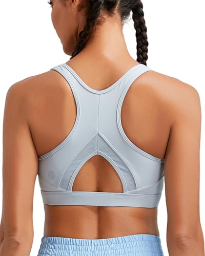 Image of RUNNING GIRL Sports Bras for Women High Support Moulded Cup High Impact Sports Bras Racerback Workout Running Yoga Bra