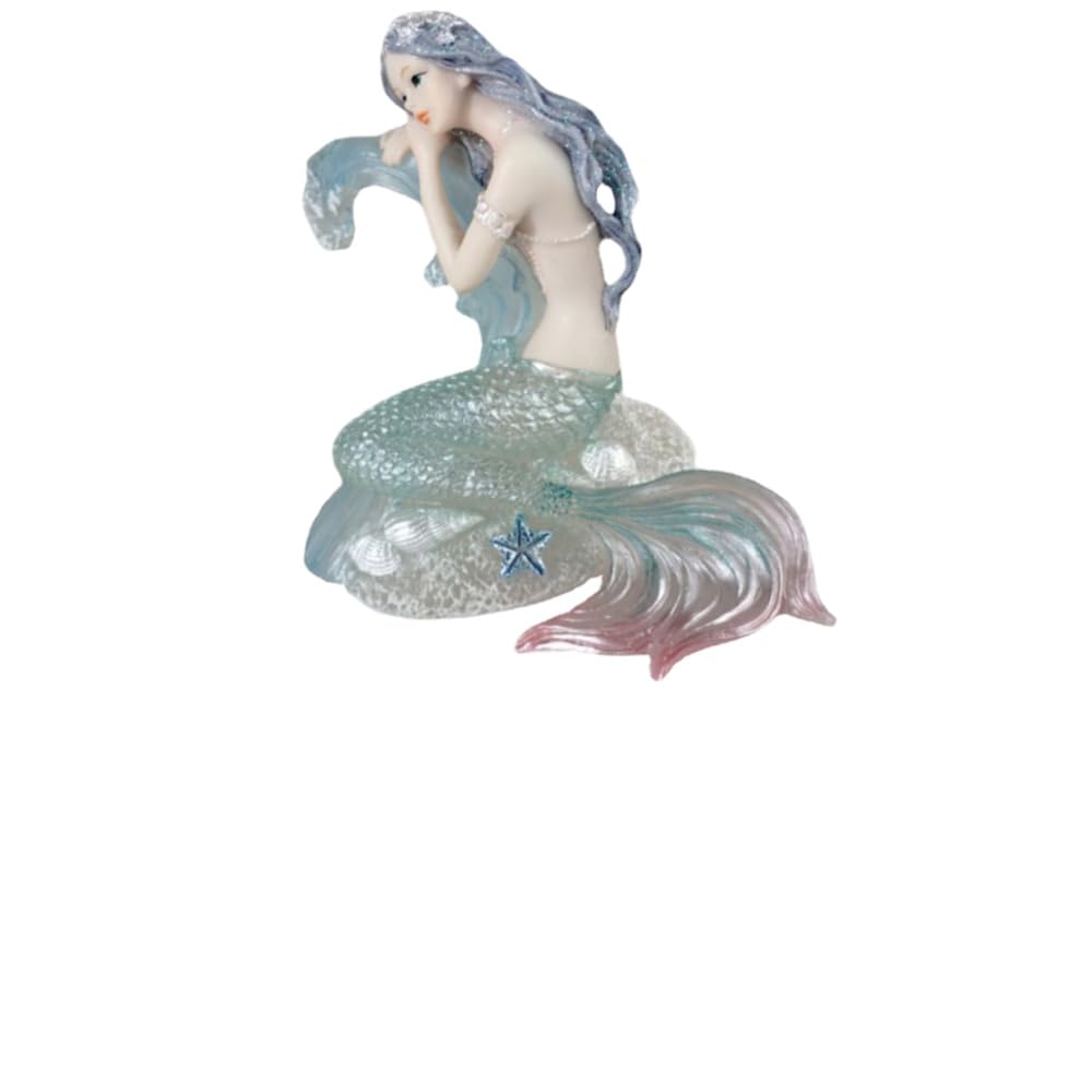 Amazon.co.jp: 水槽人魚の装飾品工芸品リビングルーム美しい人魚姫の 