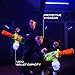 XSHOT Hyper Gel Glow Motorized Gatling Blaster with 10,000 Gel Pellets by ZURU, Motorized Gel Blaster Outdoor Toy for Boys and Girls, Teens and Adults Aged 14+