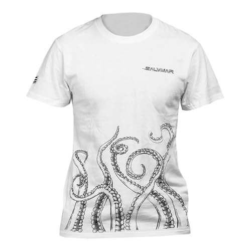 T-shirt Octopus Salvimar mixte en coton pour chasse sous-marine
