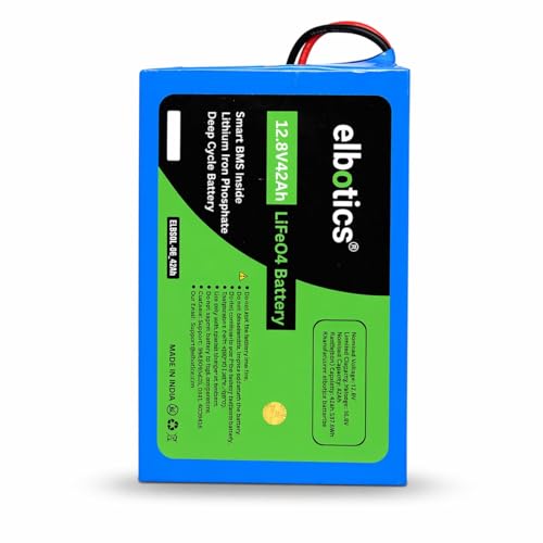 Image of 12.8V 42Ah (537.6Wh) LiFePO4 Lithium Iron Phosphate Battery Solar Inverter Battery Smart BMS Protection 2000+ Cycles Lightweight and Maintenance-Free 3 Year Warranty