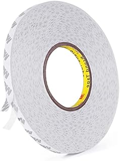 Double Sided Tape, 3M 9080 Sticky Adhesive Craft Tapes Heavy Duty Transparent Length 164FT, Width 10mm, Thickness 0.15mm for Scrapbooking, DIY Projects