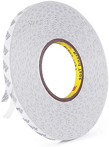 Double Sided Tape, 3M 9080 Sticky Adhesive Craft Tapes Heavy Duty Transparent Length 164FT, Width 10mm, Thickness 0.15mm for Scrapbooking, DIY Projects