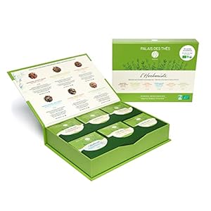 Palais des Thés – Organic L’Herboriste Box – Selection of 36 Premium Herbal Teas – Premium Tea Bags Set, Serves 36 Cups
