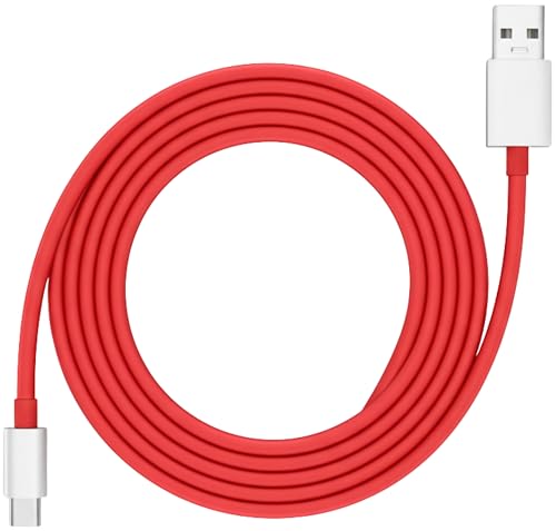 Image of AINE Type-C 100W SuperVOOC Fast Charging Cable compatible with OnePlus 13s 13R 12 11R 10 Pro 9RT Nord CE 4 3 2 CE 4 Lite | Original High-Speed Power Delivery Cord