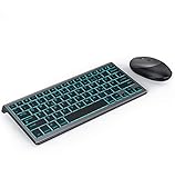 Leiser & bequemer Eingeben - die Tasten der kabellosen Tastatur sind mit Scherenfuß hergestellt. Es schwindet wirksam Geräusch bei Eingabe. Für eine angenehme ruhige Umgebung in Büro oder zuhause geeignet.