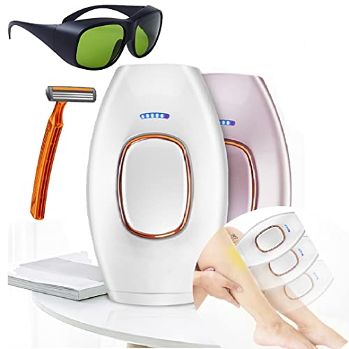 Depiladora de Luz Pulsada IPL, Depilacion Para Mujeres y Hombres, Sistema de Depilación Profesional, Depilación Permanente para Cuerpo y Cara Piernas Axilas Cover