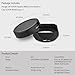 Haoge LH-S245N Bayonet Square Metal Lens Hood for Sony FE 50mm F2.5 G FE 40mm F2.5 G FE 24mm F2.8 G Lens,RX1RIII/M3/RX1R2 Camera Shade with Cap