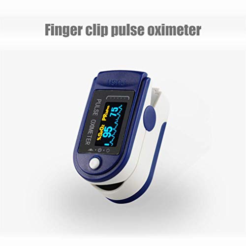 Finger Digital Pulse Oximeter Blood Oxygen Saturation Monitor Heart Rate Monitor SPO2 Health Monitors Portable Oxygen Sensor - Thumbnail 7