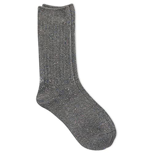 Image of Sperry Women's Soft Boyfriend Boot Crew Socks - 1 Pair Pack - Soft Acrylic Socks for Sneakers, Boots, Lounge