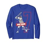 Dansby Swanson | Chicago Baseball Players | MLBDAN301N Long Sleeve T-Shirt