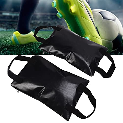 Sacos de areia, sacos de areia pretos com alças de bandagem para fixação de armação de rede para tre