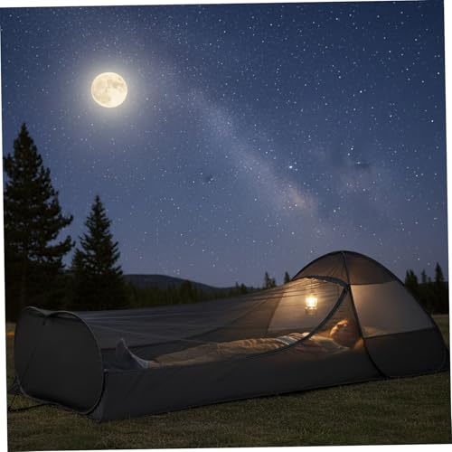 Carpa mosquitera pop-up para una persona, portátil y ligera miniatura 2