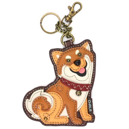 CHALA Dog Collection Women's Decorative Key Fob/Coin Purse Accessory - Shiba Inu