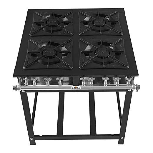 Fogão Industrial 4 Bocas Duplas Baixa Pressão Super 40