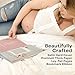 Pregnancy Journal Baby Book – 11” x 8.5” Hardcover Keepsake with Lay-Flat Binding, 3 Sticker Pages, Gift for Expecting Moms, First-Time Mom, Pregnancy Memory Book