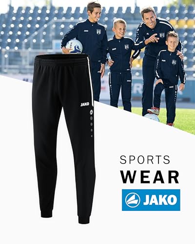 JAKO Competition 2.0 Polyesterhose schwarzweiss, L Unisex